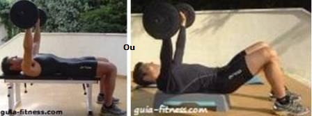 Supino com barra peito-core-fitness-exercicio-supino