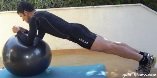 prancha em fitball